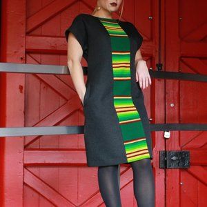 T. 36 and T.40 mid-length dress